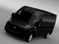 Ram Promaster Cargo 3500 HR 159WB EXT 2015 3D Model