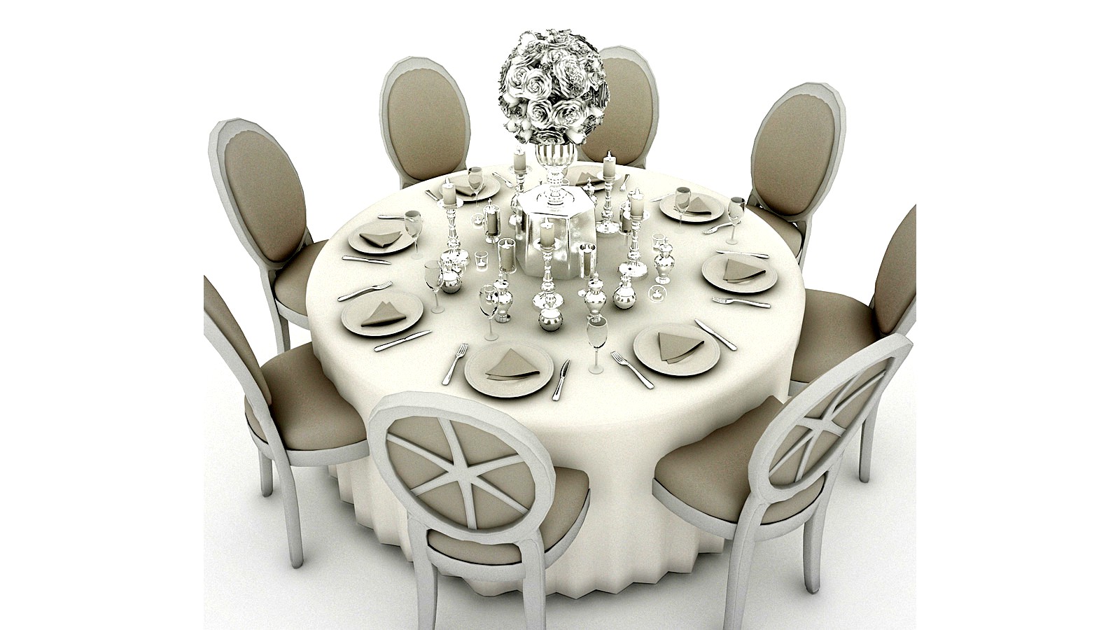 White Wedding Table