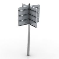 Guide-board 3D Model