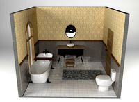 Retro Bathroom