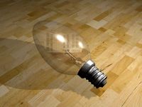Filament bulb candle 3D Model