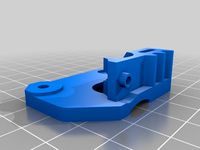 Wanhao Duplicator extruder plate Flex File without PTFE extension by notedop